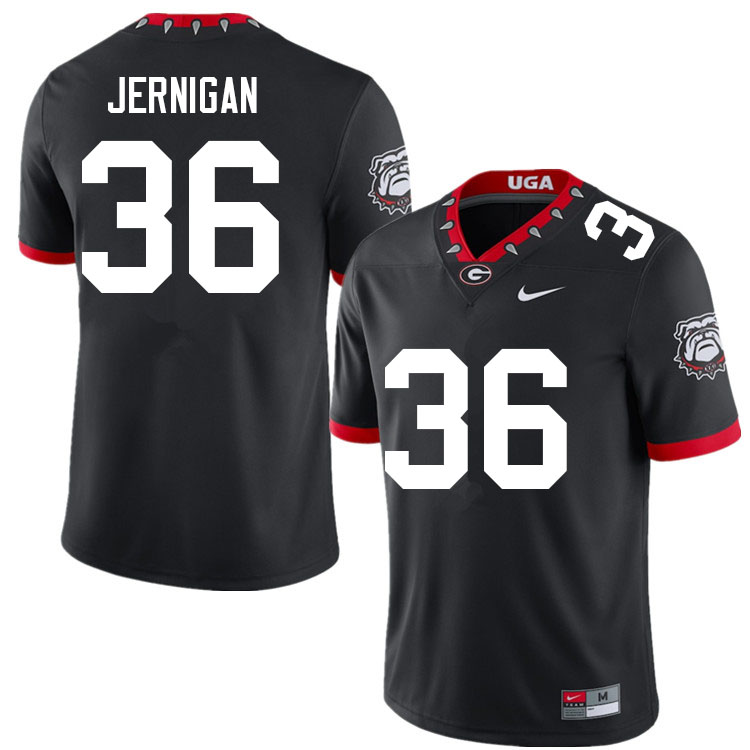 Georgia Bulldogs #36 Randon Jernigan College Football Jerseys Sale-100th Anniversary